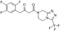 (2Z)-4-氧代-4-[3-（三氟甲基）-5,6-二氫-[1,2,4]三唑並[4,3-a]吡嗪-7-(8H)-基]-1-（2,4,5-三氟苯基）丁-2-酮