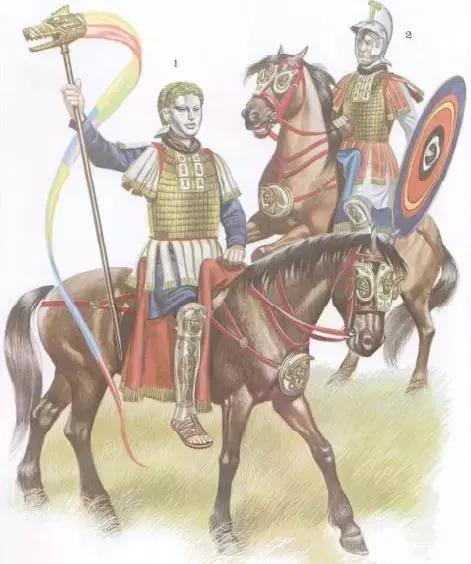 依然堅守傳統的羅馬輕裝騎兵