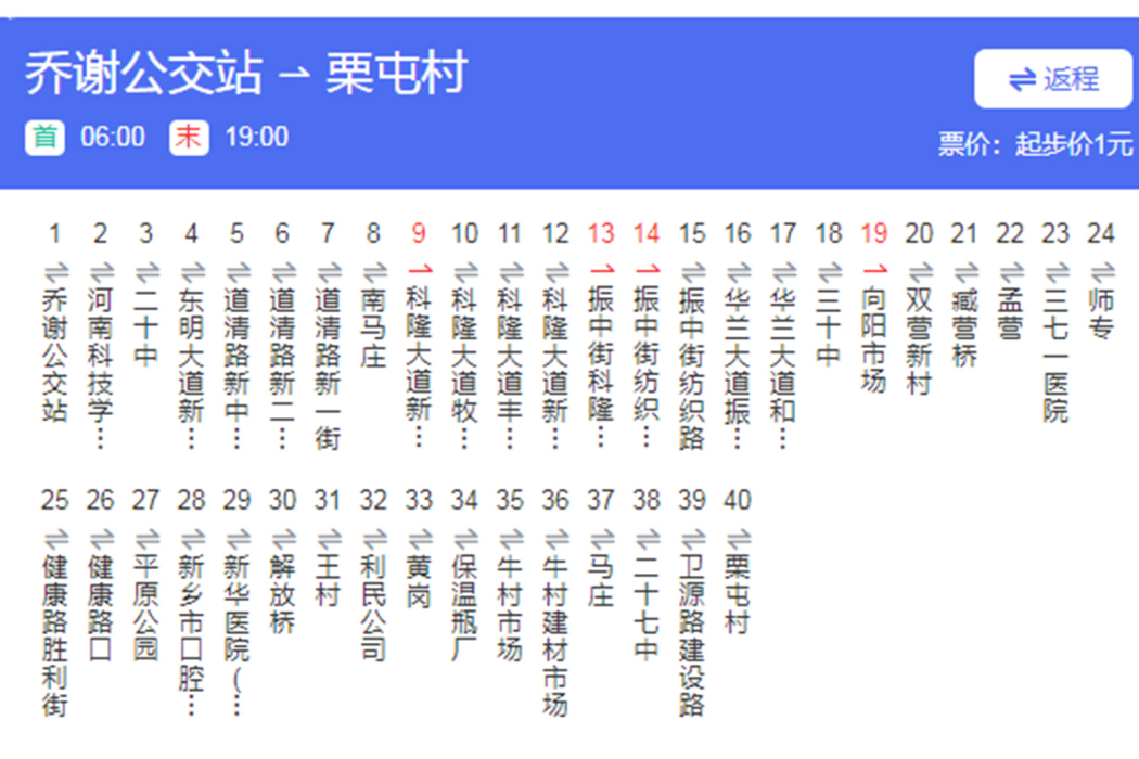 新鄉公交63路 新鄉公交63路