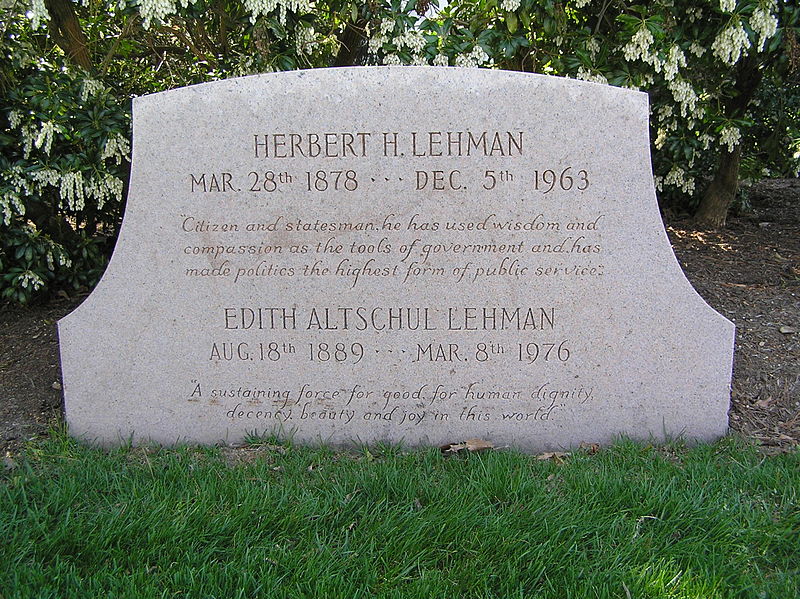 赫伯特·亨利·萊曼的墓碑