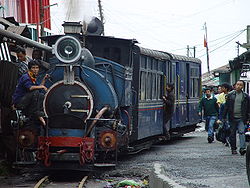 大吉嶺喜馬拉雅鐵路上的15噸蒸氣火車頭