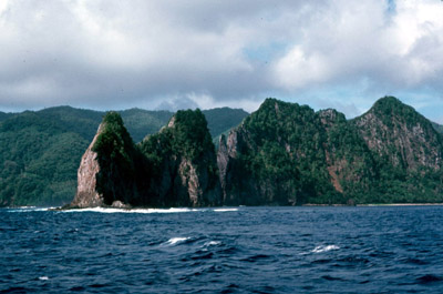 薩摩亞群島的優美風景