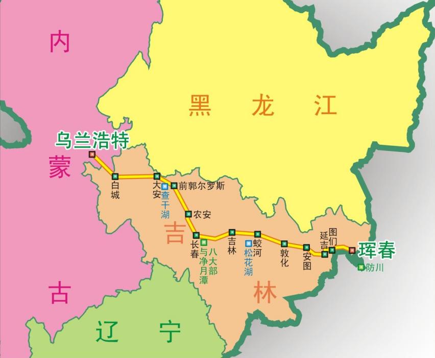 琿春—阿爾山公路(302線國道) 琿春—阿爾山公路(302線國道)