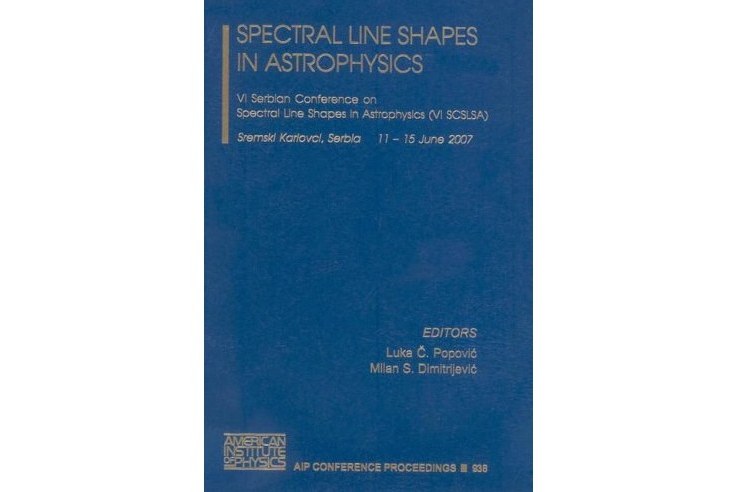 Spectral Line Shapes in Astrophysics Spectral Line Shapes in Astrophysics