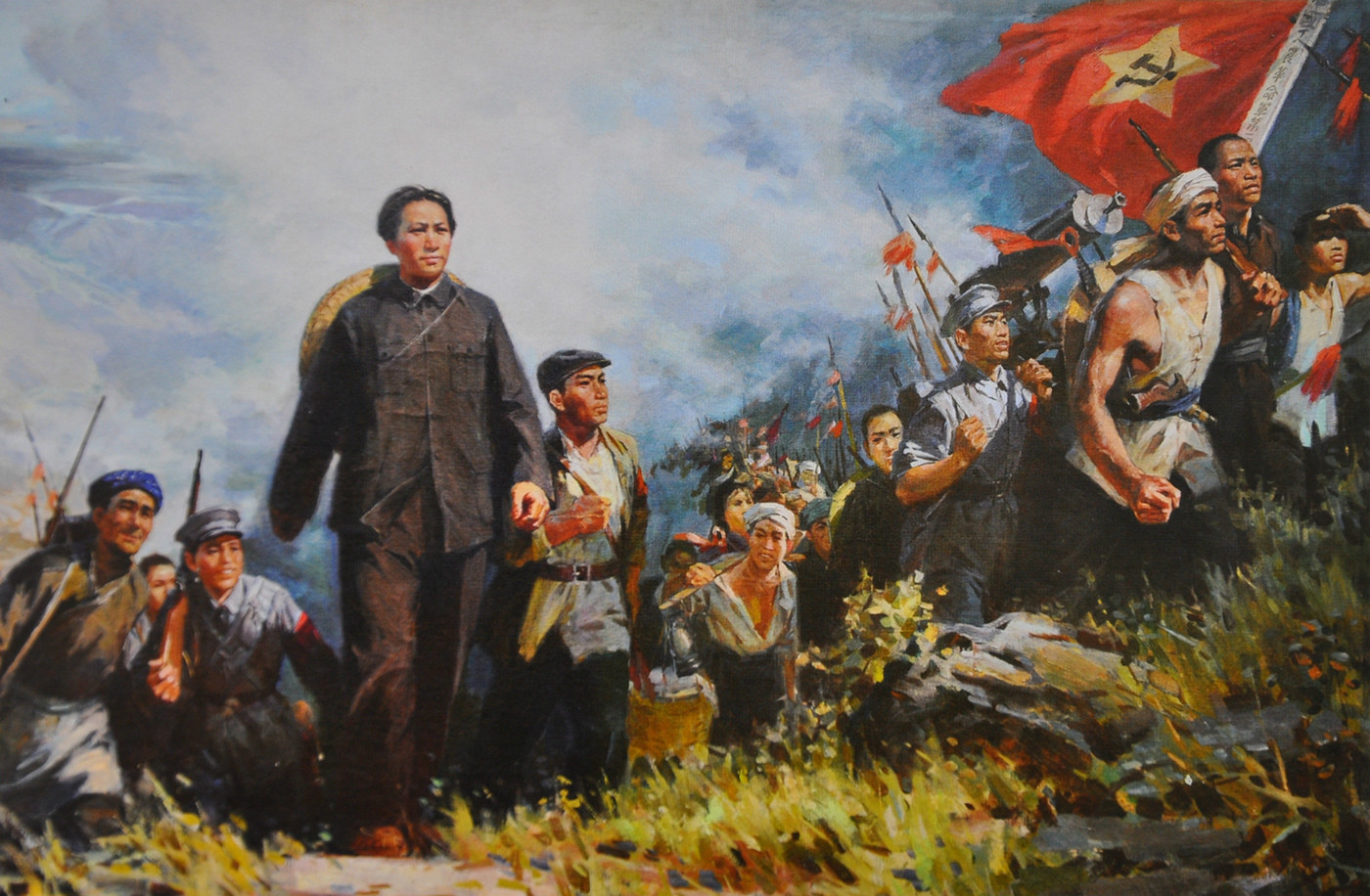 紅軍戰士想念毛澤東