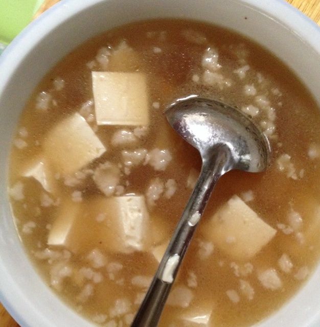 豆腐肉湯 豆腐肉湯