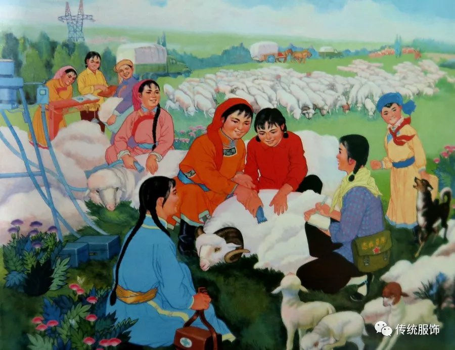 為什麼56個民族合影的宣傳畫裡，只有漢族不穿民族服飾？