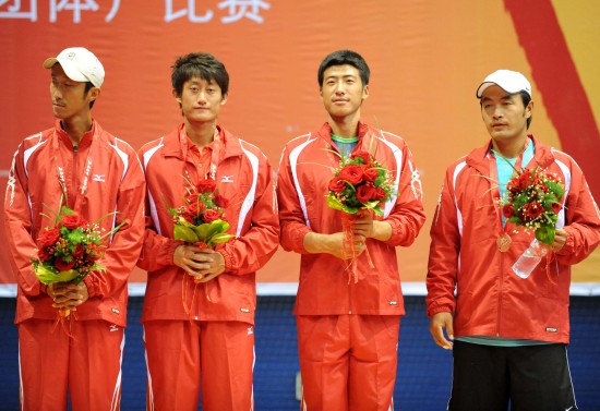 2009全運會男團頒獎