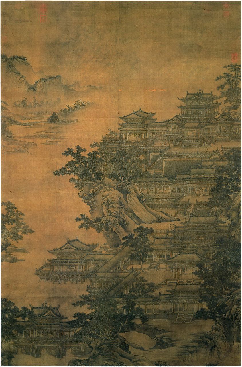 《漢苑圖軸》台北故宮博物院藏
