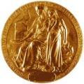 悉尼·布雷內獲得諾貝爾獎章