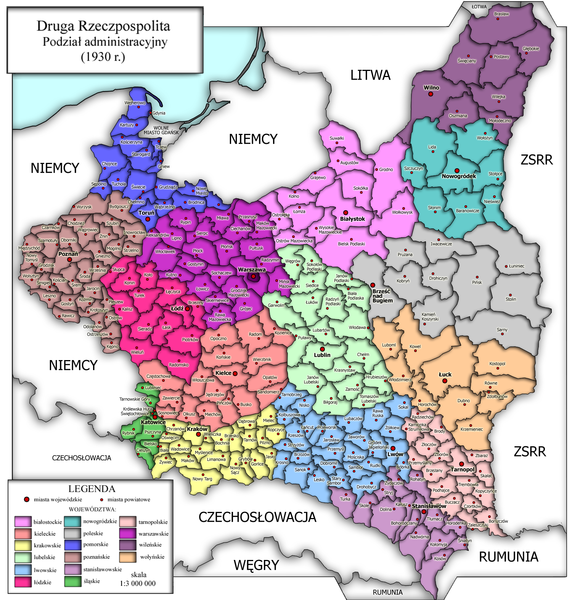 波蘭二戰前區劃