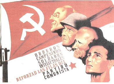 內戰時期西班牙共產黨海報