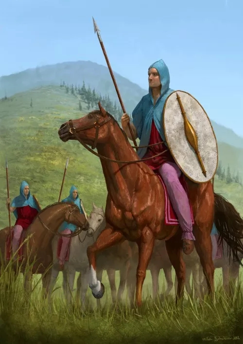 熟悉山地作戰的加拉太騎兵