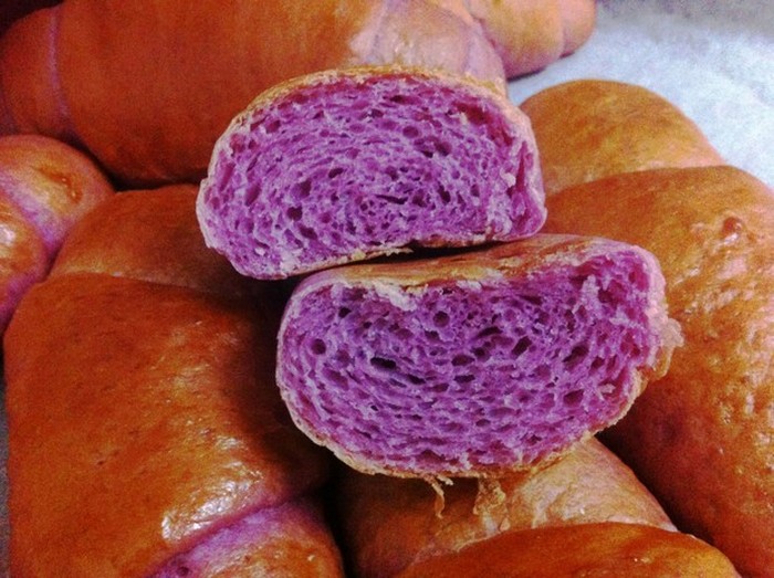 紫薯雜糧麵包