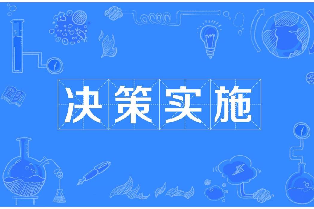 決策實施 決策實施