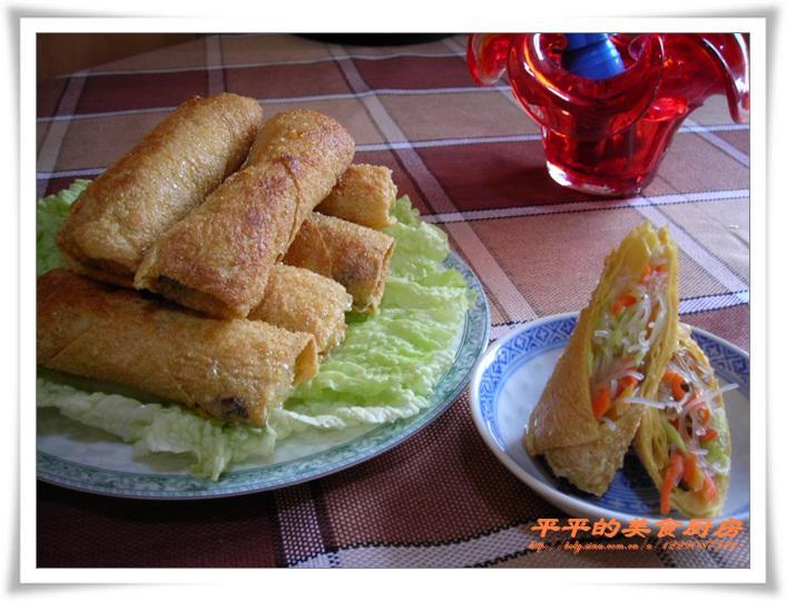 腐皮菜卷 腐皮菜卷