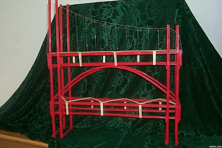 竹模型橋