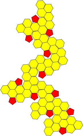 截角五角化六十面體展開圖