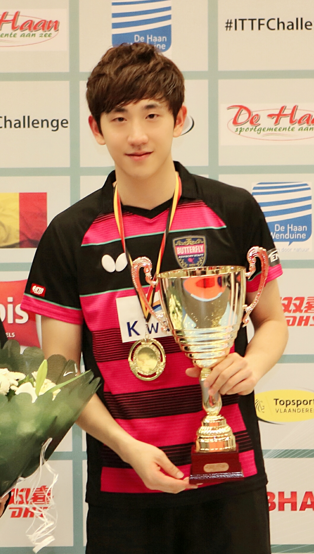 韓國桌球選手金東賢