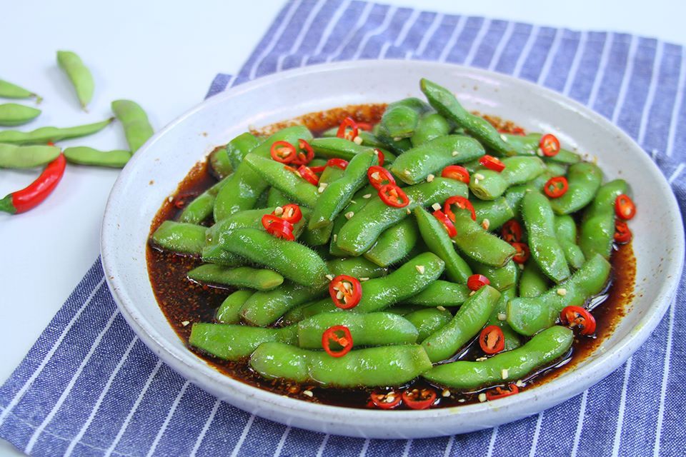 酸辣毛豆角 酸辣毛豆角