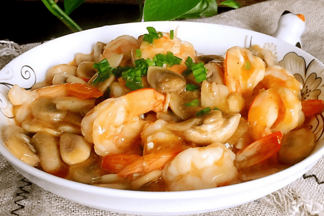 草菇蝦仁 草菇蝦仁