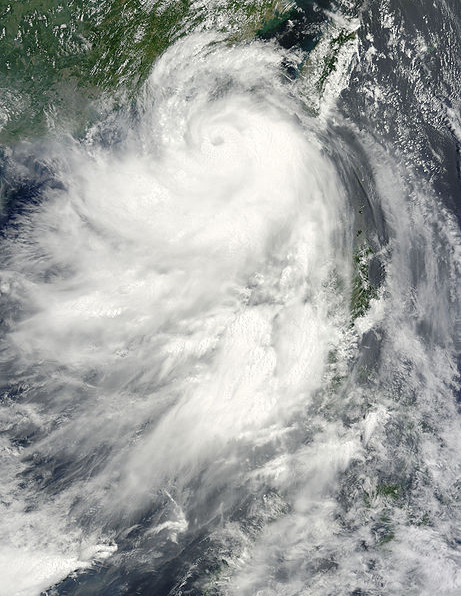 即將在深圳登入的颱風莫拉菲