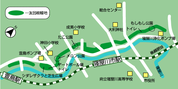 友呂岐綠地地圖