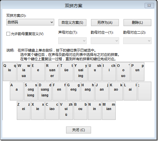 自然碼漢字輸入法