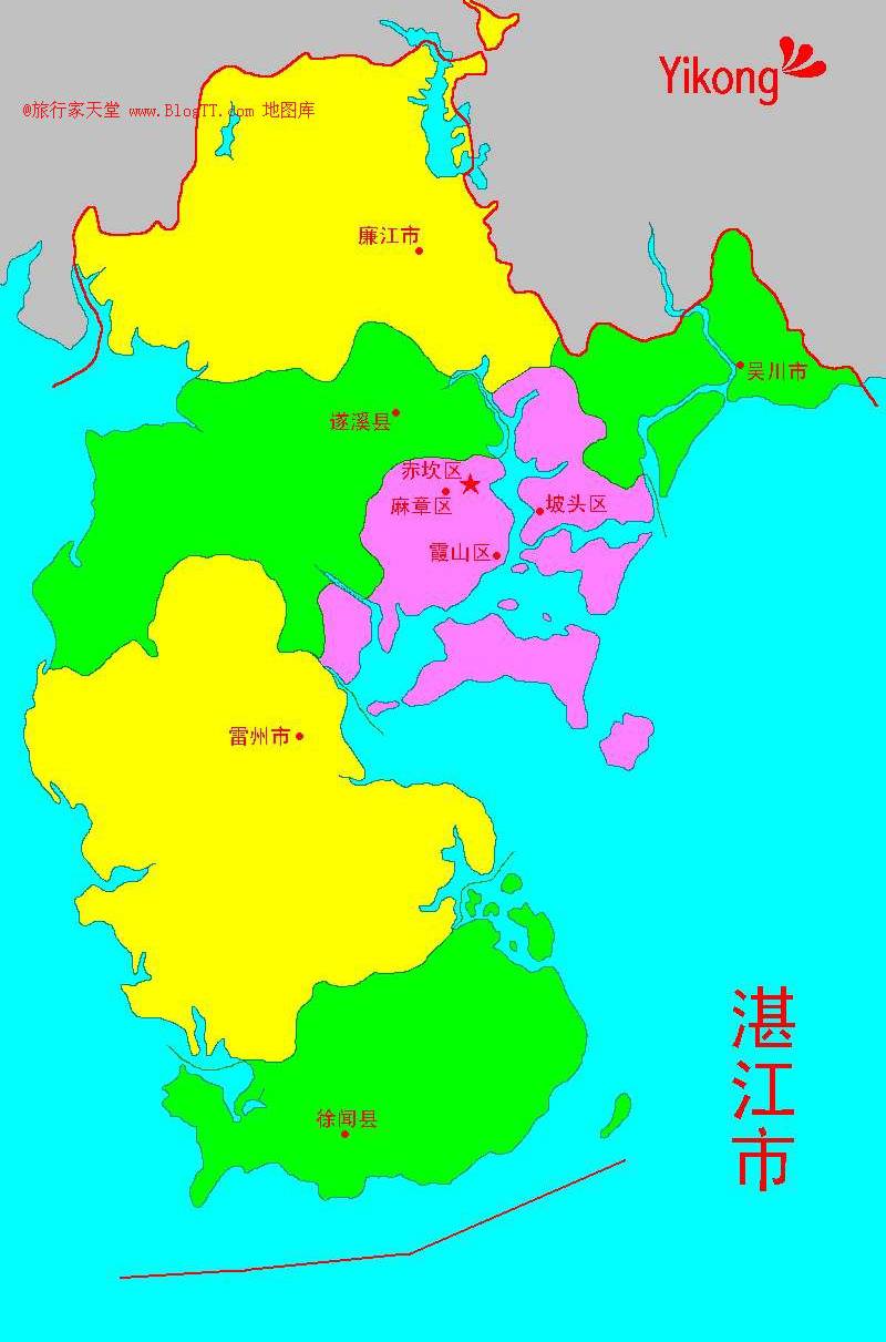 湛江市全圖