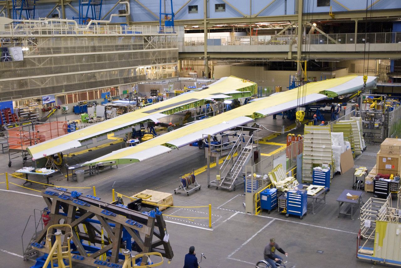 波音747製造過程