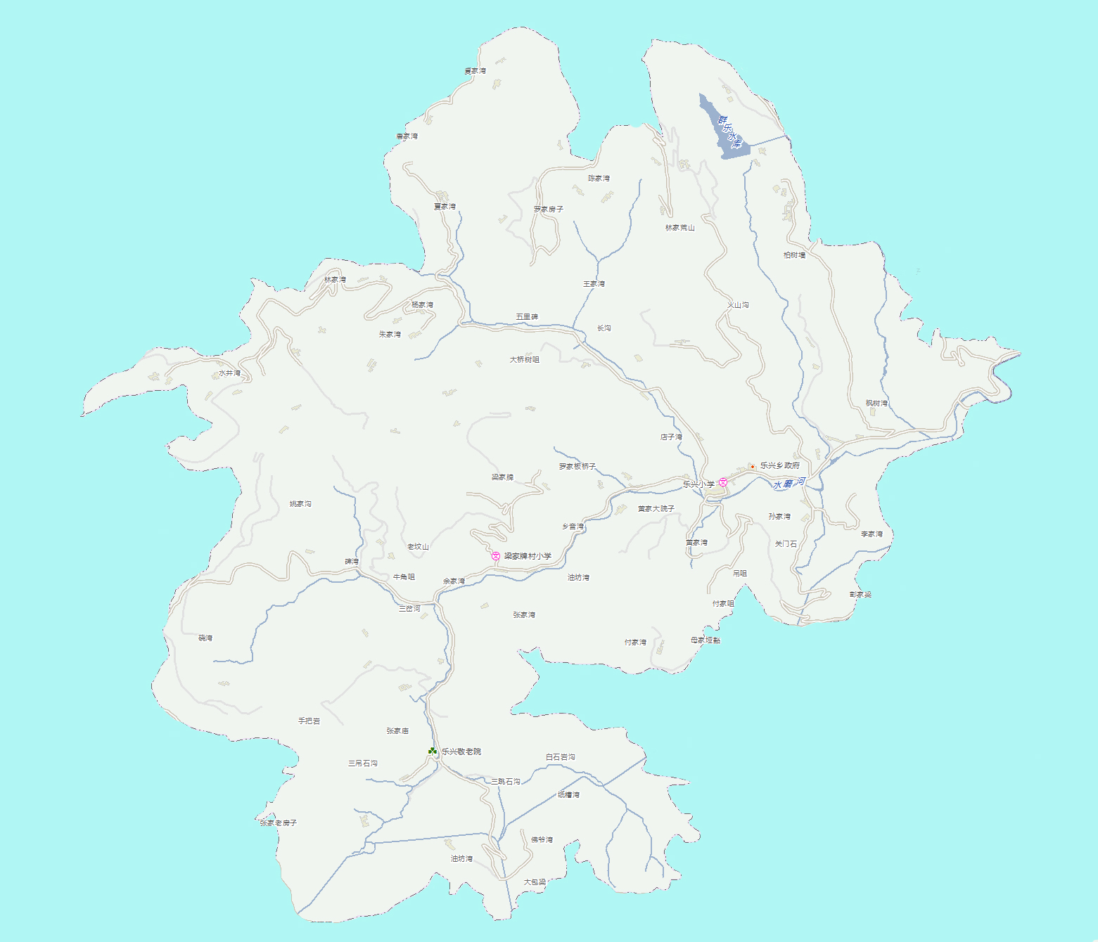 樂興鄉地圖