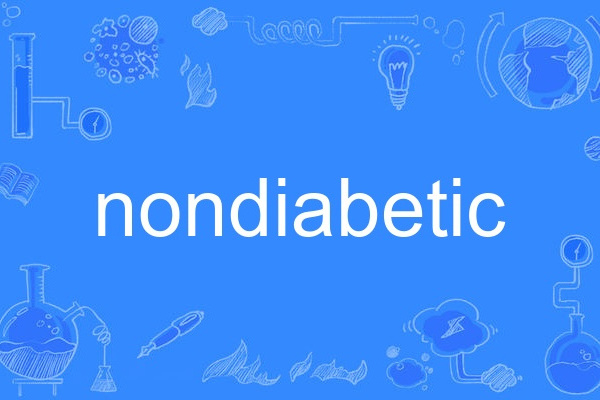 nondiabetic nondiabetic