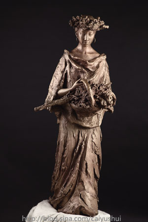 《天堂少女》 鑄銅 雕塑
