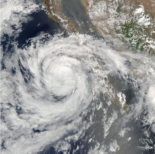 熱帶風暴伊米利亞衛星雲圖