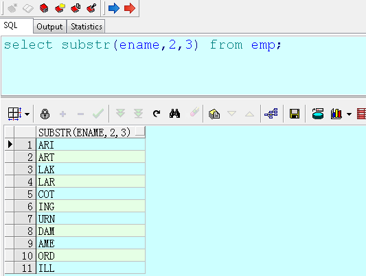 substr(SQL資料庫操作函式)