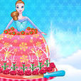 冰雪公主蛋糕裝飾