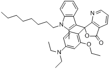 7-[4-（二乙基氨基）-2-乙氧基苯基]-7-（2-甲基-1-辛基-1H-吲哚-3-基）呋喃並[3,4-b]吡啶-5(7H)-酮