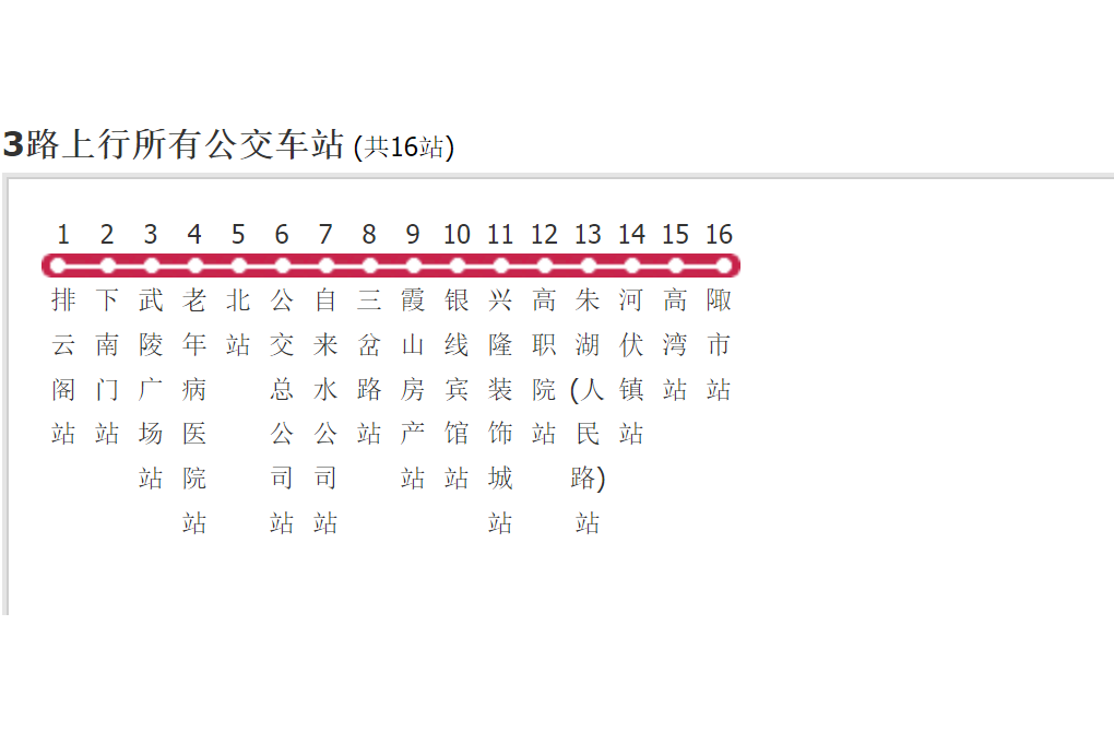 常德公交3路 常德公交3路