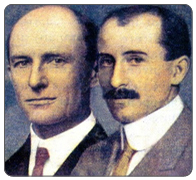 維爾伯·萊特（左）和奧維爾·萊特（右）