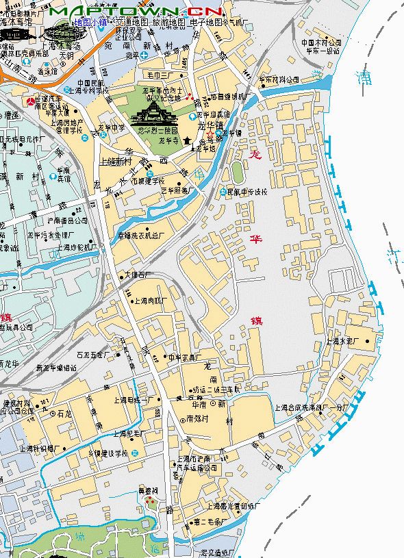 上海市徐匯區龍華鎮地圖