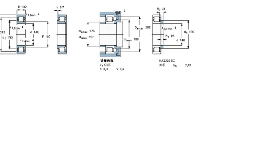 SKF NJ2328ECMA軸承 SKF NJ2328ECMA軸承
