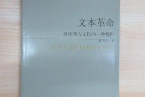 文本革命(2007年遼寧大學出版社出版的圖書) 文本革命(2007年遼寧大學出版社出版的圖書)