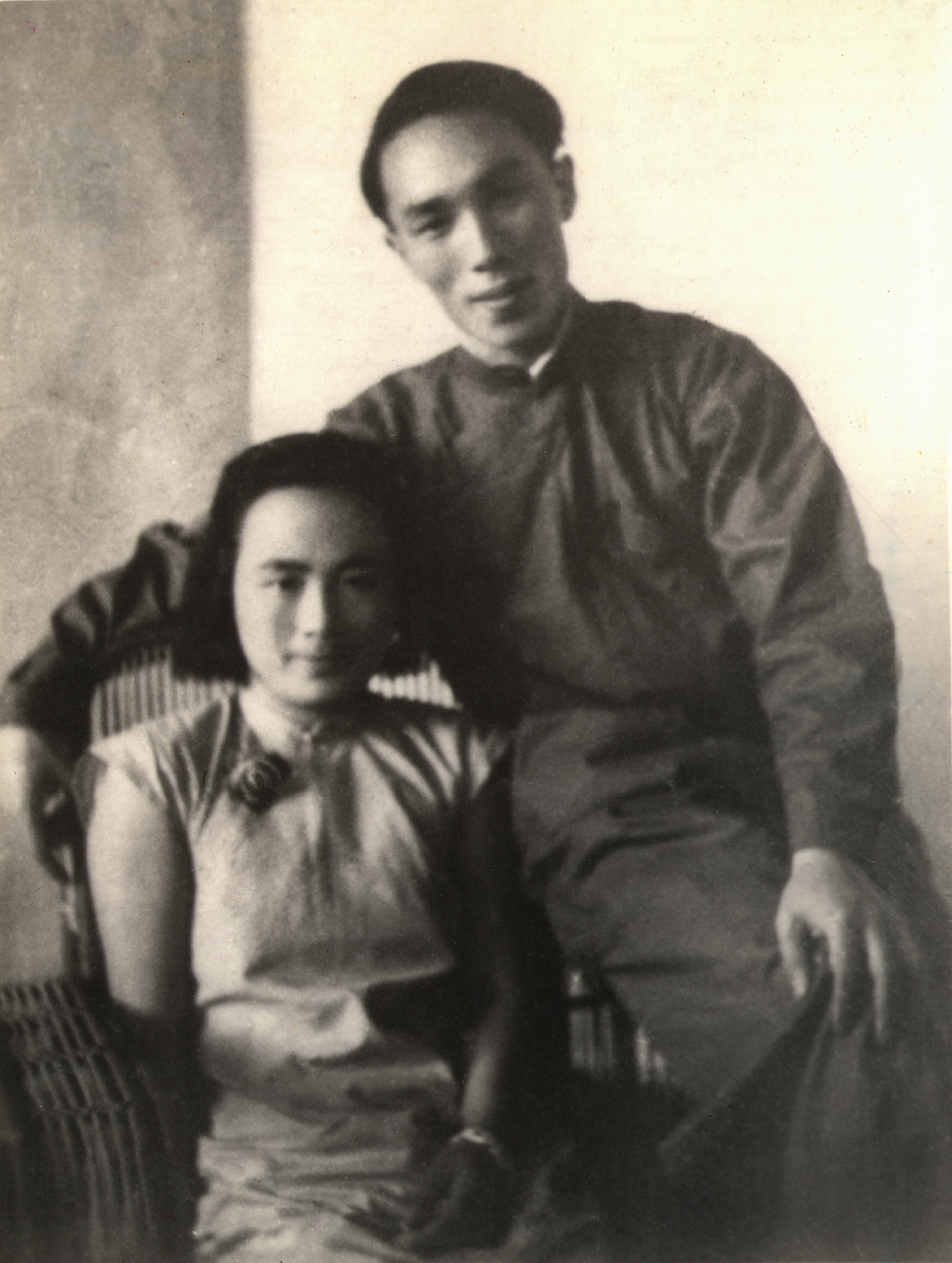1946年，彭松、葉寧結婚。之後共同走過70年。