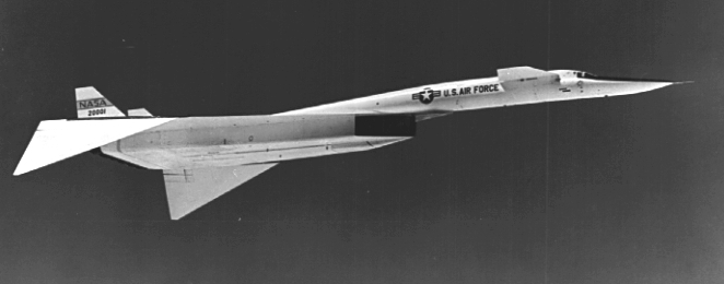 高速飛行狀態的XB-70