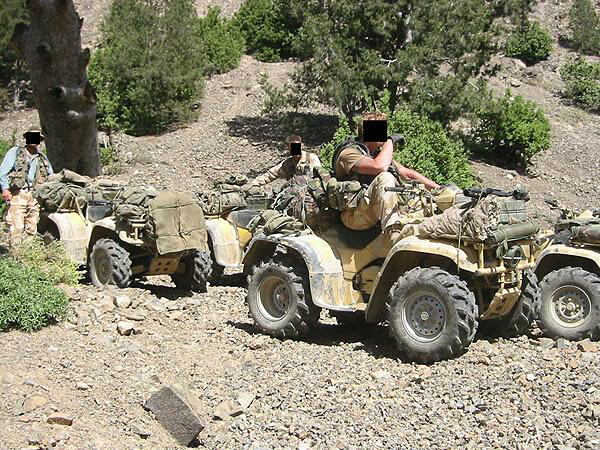 阿富汗地區使用ATV的SAS
