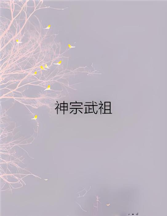 神宗武祖 神宗武祖