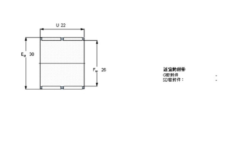 SKF K26x30x22ZW軸承