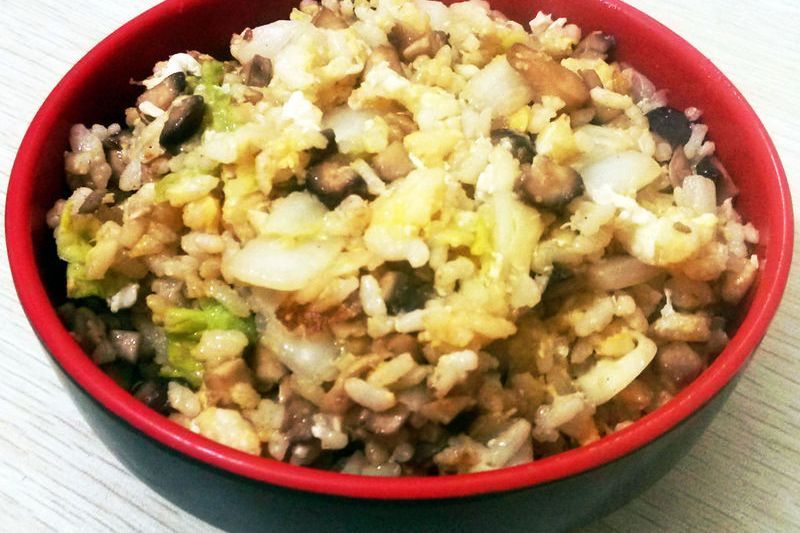 磨菇菜飯 磨菇菜飯