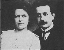 1912年，米列娃與愛因斯坦的合照。