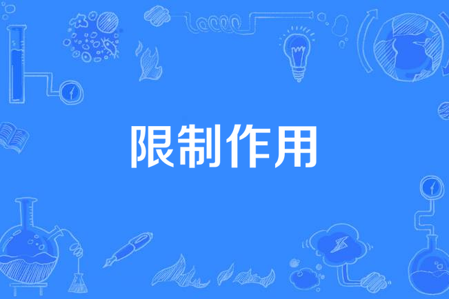 限制作用 限制作用